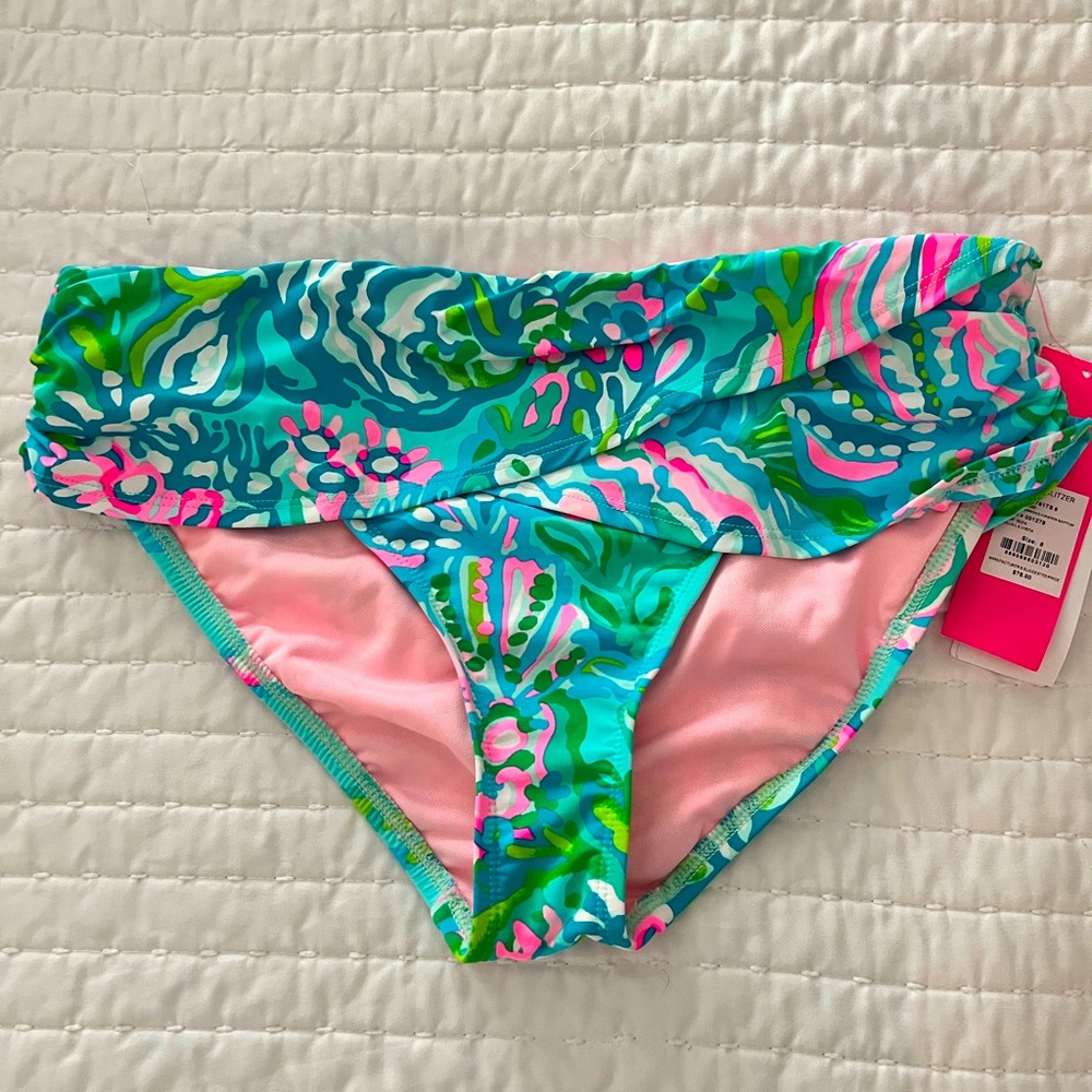 Lilly Pulitzer Aqua La Vista swim bottom